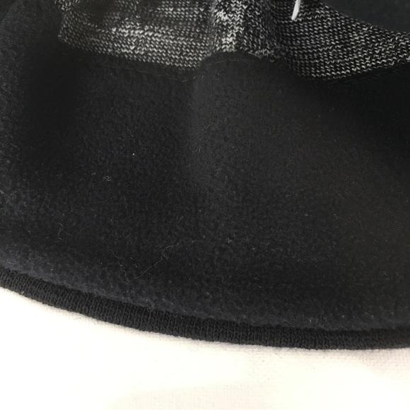 Vintage Turtle Fur Wool Beanie Hat Pom Pom Unisex Black With Colorful Stripes - Picture 6 of 9